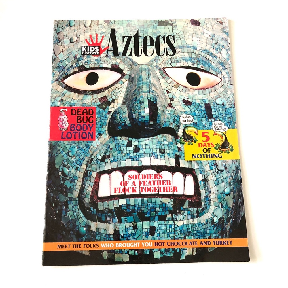 Vintage Y2K Kids Discover Magazine Aztecs Volume 12 Issue 3 March 2002